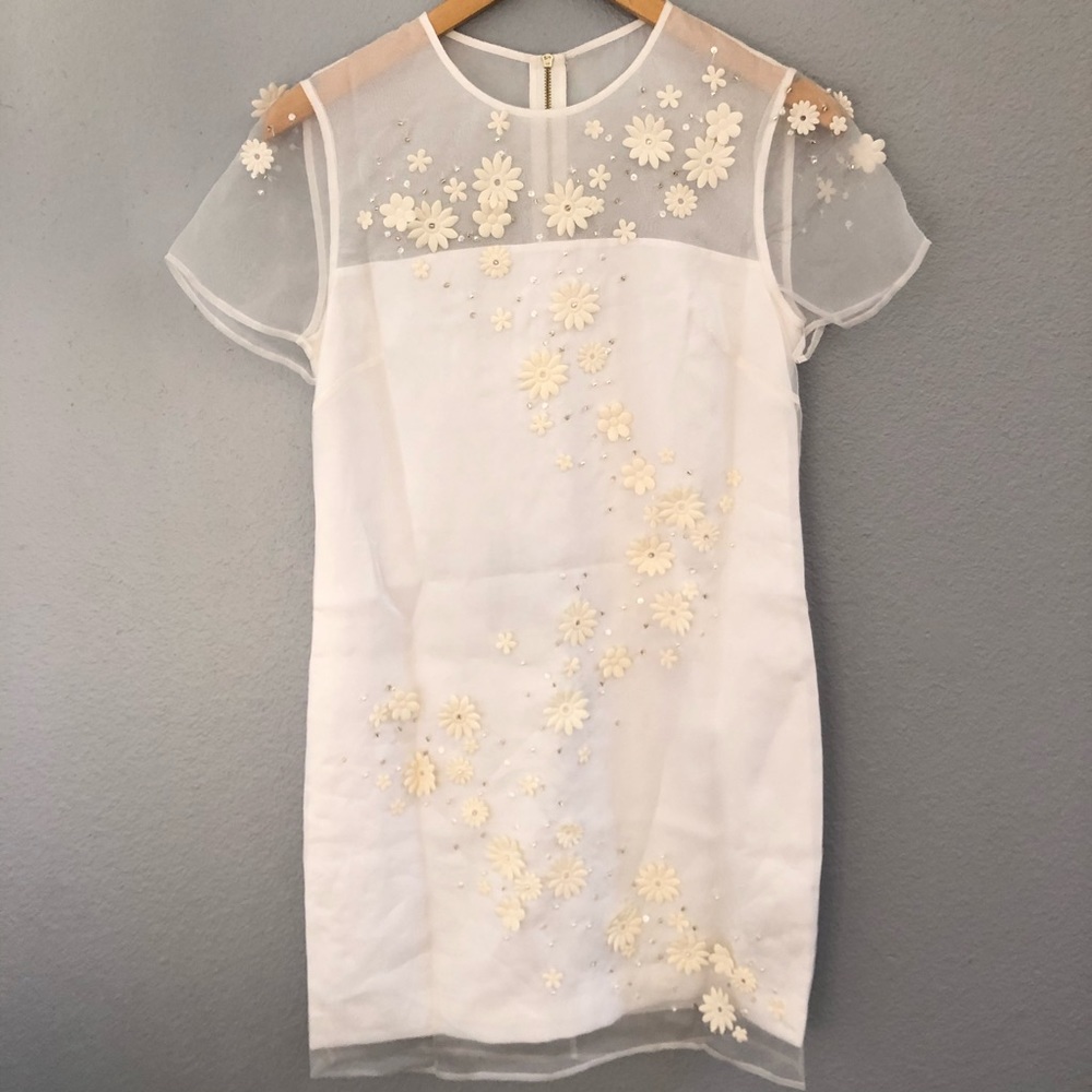 NWT Ted Baker Findon Embellished Floral Dress 2 - Picture 2 of 11